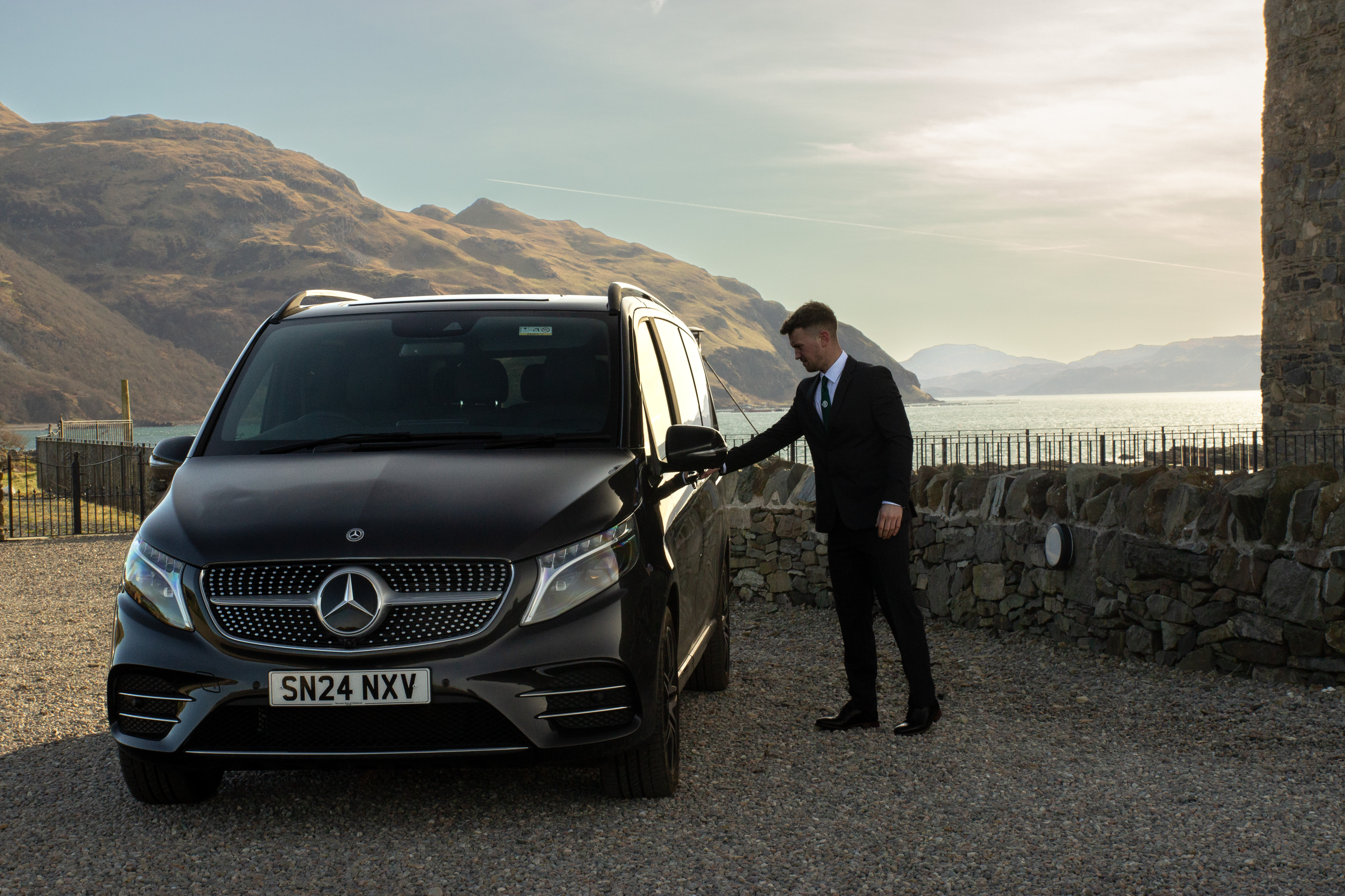 Mercedes V-Class and Chauffeur